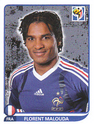 Florent Malouda France samolepka Panini World Cup 2010 #99